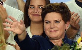 Kandidatė į Lenkijos premjeres &ndash; PiS atstovė Beata Szydlo