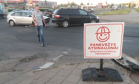 Penktadienio vakarą Panevėžyje pasipylė techniniai eismo įvykiai