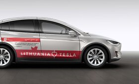 &bdquo;GigafactoryLT&ldquo; projekto tęsinys: &bdquo;Tesla Model X&ldquo; bandomieji važiavimai