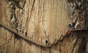 Ispanijoje atnaujintas El Caminito del Rey takas vėl laukia drąsuolių