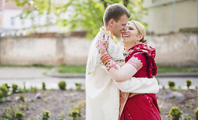 Redos ir Giedriaus Čeponių vestuvės pagal indi&scaron;kas tradicijas