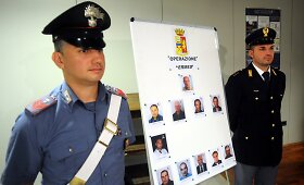 Italijos policija suėmė nusikalstamos grupuotės smogikus