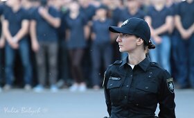 Ukrainoje pristatytos naujai suformuotos ir paruo&scaron;tos policijos patrulių pajėgos