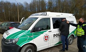 Kaune sulaikytas vogtą automobilį vairavęs užsienietis