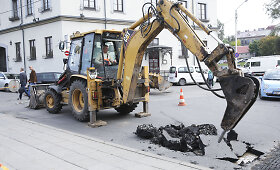 Vandentiekio avarija Subačiaus gatvėje