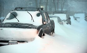 JAV &scaron;iaurės rytų regione antradienį prisnigo daugiau kaip 30 cm