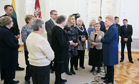 Prezidentė susitiko su Sausio 13-osios aukų artimaisiais