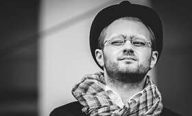 Miuziklo &bdquo;Rent&ldquo; atlikėjas Dominykas Vaitiekūnas