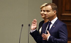 Andrzejus Duda prisaikdintas naujuoju Lenkijos prezidentu