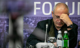 G.Landsbergio ir M.Chodorkovskio spaudos konferencija po Vilniaus Rusijos forumo
