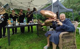 Gediminui Juodeikai suėjo 50-imt: gimtadienio rytą &ndash; draugų staigmena