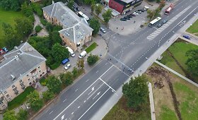 Rekonstruota Kalvarijų ir Apkasų g. sankryža