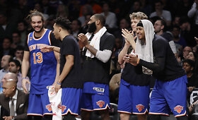 &bdquo;Knicks&ldquo; į pergalę Brukline i&scaron;tempė europiečiai
