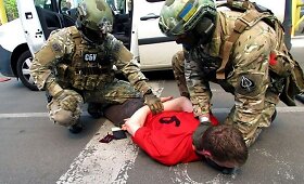 Teroristo sulaikymas ir rasti sprogmenys Ukrainoje