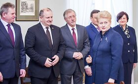 Prezidentė Dalia Grybauskaitė susitiko su Seimo valdyba