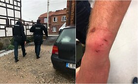 Kaunietis teigia, kad policijos pareigūnai prie&scaron; jį neteisėtai panaudojo jėgą