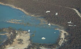 Uragano &bdquo;Joaquin&ldquo; padariniai Bahamose