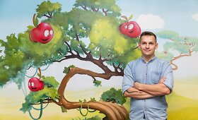 K&scaron;y&scaron;tofo Četyrkovskio tapybos darbai ant sienos