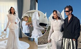 Indrės Bareikienės vestuvinės suknelės kūrybinis procesas