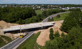 Remontui uždarytas viadukas kelyje Vilnius-Trakai