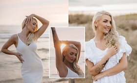 Pajūryje &ndash; Monikos Kvietkutės fotosesija su sūnumi Gabrieliumi