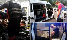 Naktinis pasivažinėjimas su Kauno policijos pareigūnais