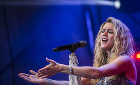 Britų dainininkė Joss Stone koncertavo Vilniuje
