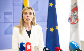 Spaudos konferencija po susitikimo su Frontex vadovu