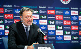 FIBA Čempionų lygos vadovo Patricko Comninos spaudos konferencija