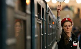 Kasdienybė Maskvos metro stotyse