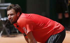 Ernestui Gulbiui dramati&scaron;kas kritimas pasaulio reitinge ir &bdquo;Roland Garros&ldquo; turnyre