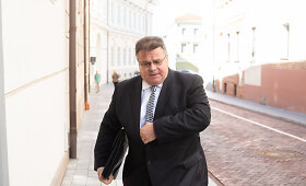 L.Linkevičius atvyko į prezidentūrą susitikti su G.Nausėda