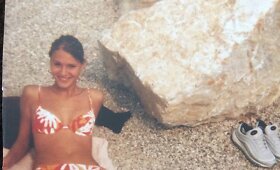 Modelis Simona Starkutė paauglystėje