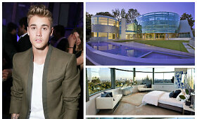 Modernūs namai, kuriuose gyvena popdievaitis Justinas Bieberis