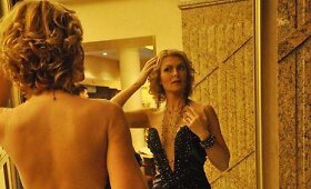 Eglė Jackaitė pasipuo&scaron;ė įmantria suknele