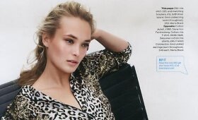 Eglės Jezepčikaitės fotosesija britų žurnale &bdquo;Elle&ldquo;