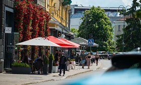 Vilniaus Vokiečių gatvė savaitgalį