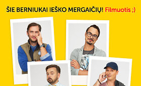 Pagrindiniai filmo &bdquo;Tarp mūsų, berniukų...&ldquo; aktoriai