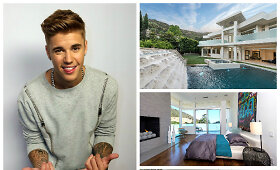 Justinas Bieberis persikėlė gyventi į mažesnę ir pigesnę vilą Beverli Hilse