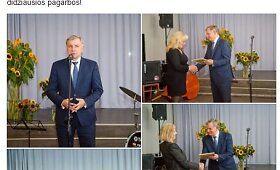 Ministro agitacijai liga netrukdė