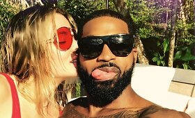 Khloe Kardashian ir jos vaikinas &ndash; NBA krep&scaron;ininkas Tristanas Thompsonas