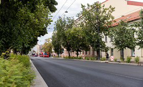 Naujai i&scaron;asfaltuotos Liepkalnio ir Pylimo gatvės
