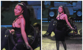 Nicki Minaj vaizdo klipo &bdquo;The Night Is Still Young&ldquo; filmavimas