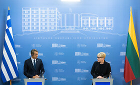 Bendra Lietuvos ir Graikijos ministrų pirmininkų spaudos konferencija