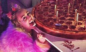 Audringas dainininkės Miley Cyrus gimtadienio vakarėlis