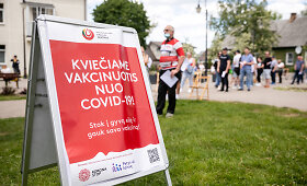 Lentvaryje masinė vakcinacija nuo COVID-19