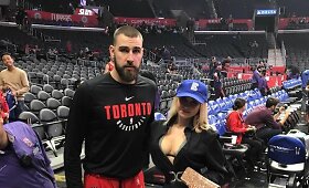 Simona Milinytė Los Andželo &bdquo;Clippers&ldquo; ir Toronto &bdquo;Raptors&ldquo; krep&scaron;inio rungtynėse