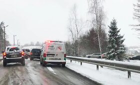 Slidžios gatvės Alytuje