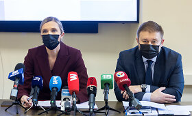 VRM spaudos konferencija apie galimą prieglob&scaron;čio suteikimą ukrainiečiams