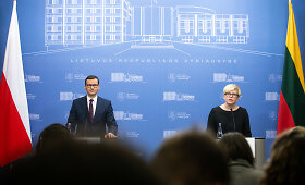 Lietuvos ir Lenkijos ministrų pirmininkų spaudos konferencija